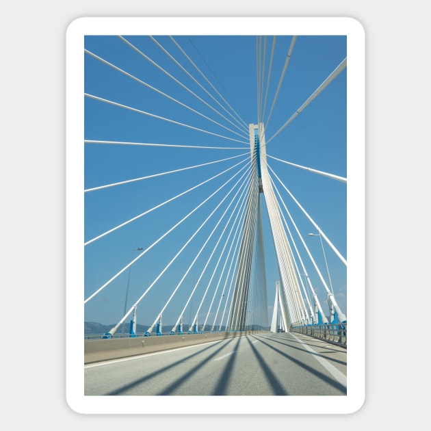 Rian-Antirion Bridge. Sticker by sma1050